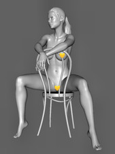 Akt 211 Erotische "Frau