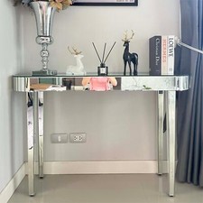 Konsolentisch Verspiegelt Glas Konsole Beistelltisch Flurtisch Möbel Sideboard 