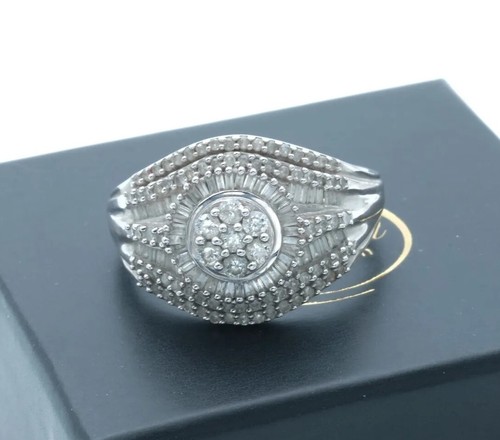 Weißgoldring 585 diamant - weißgoldring,