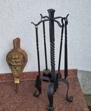 Kaminbesteck 6-teilig Kamingarnitur Ofenbesteck mit Schürhaken und Blasebalg