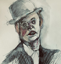 3 Zeichnungen, Karikatur die