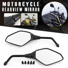 2* MOTORRAD SPIEGEL MOTORROLLER SPIEGEL E-GEPRÜFT RÜCKSPIEGEL SCHRAUBEN M10/M8