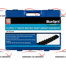 Schlagschrauber Steckschlüsselsatz 24 mm - 41 mm 1" Antrieb lange Reichweite metrische Stecknüsse 12-teilig 01549