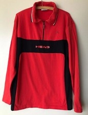 HEAD Sport Herren Pullover Skibekleidung rot  Größe 50   Vintage