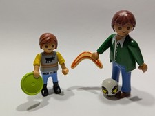**Playmobil** Familie Eltern Kind Junge Sohn Vater Mann figur Garten Spielplatz 