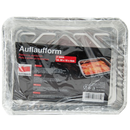 Quickpack auflaufform 3 - quickpack,