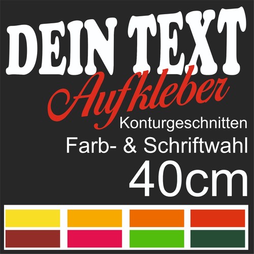 40cm wunschtext diy name auto - 40cm,