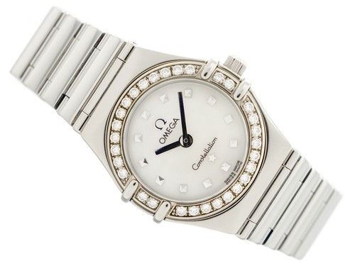 Damenuhr omega constellation - damenuhr,
