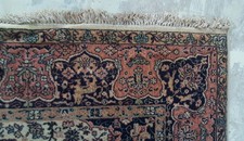 Prachtvoller Kronen-Teppich, Reine Wolle, geknüpft 200x300 cm, Bunt, Vintage