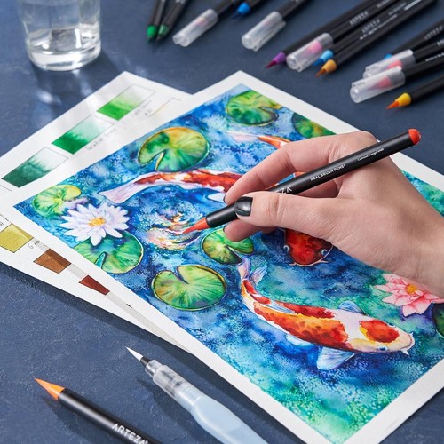 Aquarell pinselstifte set - aquarell,