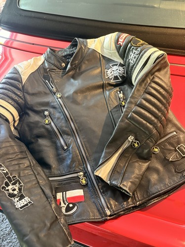 Moto cuir lederjacke - cuir,