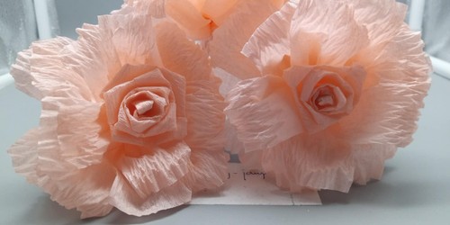 Große krepprosen rosen - krepprosen,