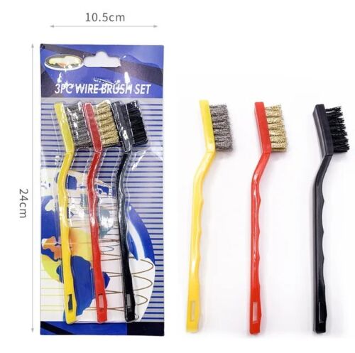 3pc drahtbürsten set klein - drahtbÜrsten,