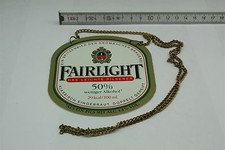 Zapfhahnschild FAIRLIGHT DAS LEICHTE PILSENER KROMBACHER BRAUEREI   112