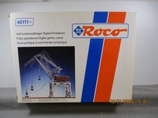 Roco Spur H0 40111 Portalkran Digital AC MM in OVP