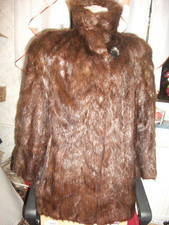 ECHT PELZJACKE AUS NUTRIA IN