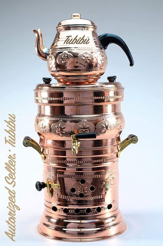Samowar set aus - set, kupfer