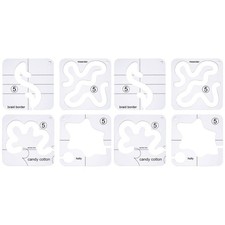 8 PCs Quilt -Vorlage Multi