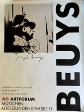 Joseph Beuys A11 Artforum München Original Austellungsplakat DIN A0