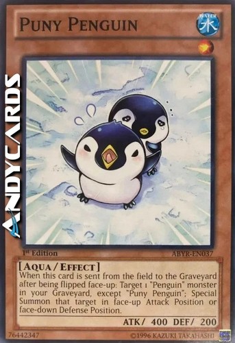 Puny penguin gracile - puny, •