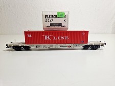 Fleischmann 5247 K Container-Tragwagen "K" Line Profikupplungen TOP/OVP 416