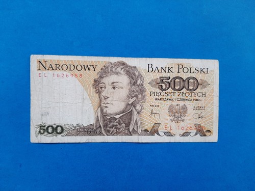 500 zlotych polen - x,