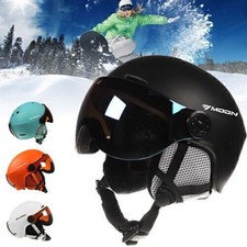 Unisex Helm Visierhelm Skihelm Rollerhelm Gepolstert Kopfumfang 55-61cm4 Farben