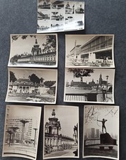 8 Karten  Dresden Fotokarten Echtfoto Ansichtskarte Postkarte