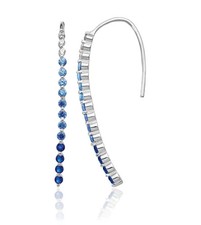 14K massives Weißgold Diamant