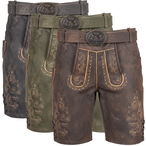 Herren lederhose emil kurz - lederhose,