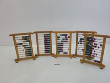 5x Abakus Rechenschieber DDR