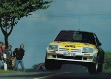 Vintage Rallye Auto Wandkunst