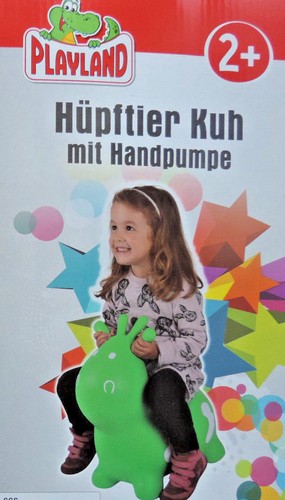 Hüpftier kuh mit - hüpftier,