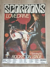 Scorpions Lovedrive 1979 Konzertplakat Tour Poster Plakat Papier gerollt