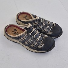 RIEKER Clogs 39 6 blau Damen