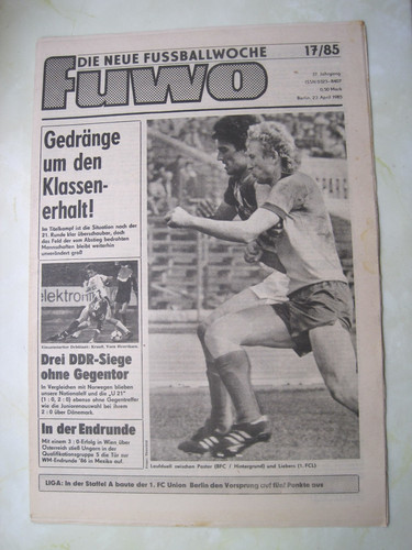 Ddr fuwo dresden fck - dresden-fck, 2:1