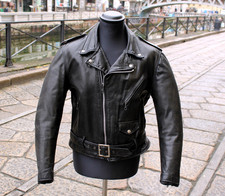 Herren lederjacke biker