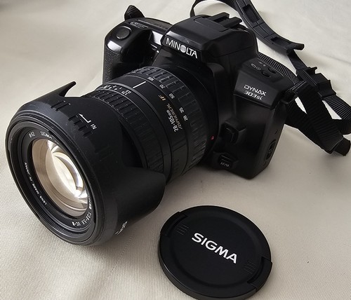 Minolta dynax 303si mit sigma - minolta,
