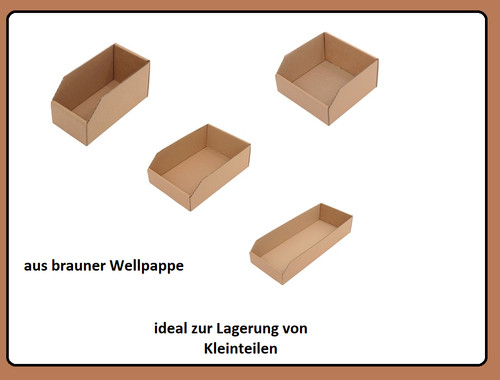 Regalkasten braun aus welliger