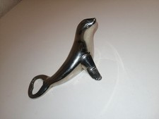 60er Jahre Flaschenöffner Robbe Metall Schwer Vintage Deko Retro Sammler
