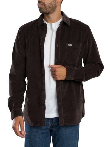 Lacoste herren cordhemd - herren, im