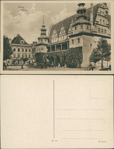 Postcard brieg brzeg - postcard,