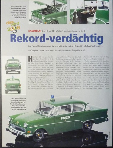 Opel rekord polizei 1 - rekord,
