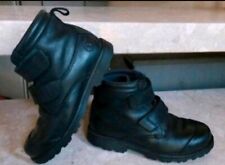 TIMBERLAND Kinder STIEFELETTEN BOOTS mit Klettverschluss GR: 30,5 UK: 12 Schwarz