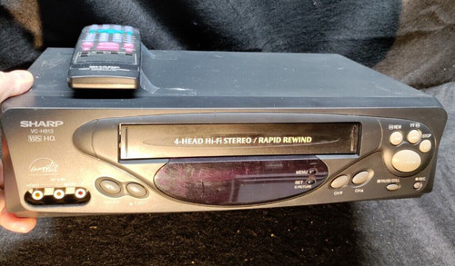 Sharp video cassette recorder - sharp,