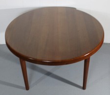 Wohnzimmertisch Tisch Niels Bach Design Danish Teak 70s Rund