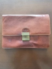 Herren  Büffelleder Handgelenk Tasche. 