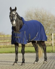 Abschwitzdecke mit Halsteil Quickdry Cooler blau 145 NEU Original NP 89,95€