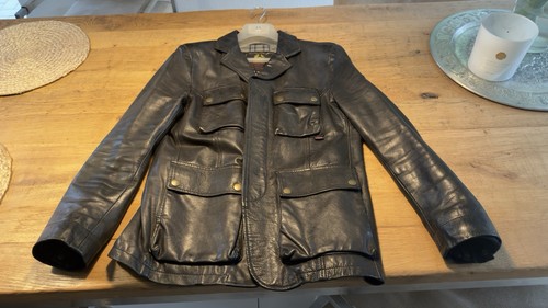Belstaff leder blazer - belstaff,