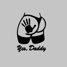 Aufkleber Girl yes daddy Auto Sticker Tuning JDM Decal  car boot lkw Bike
